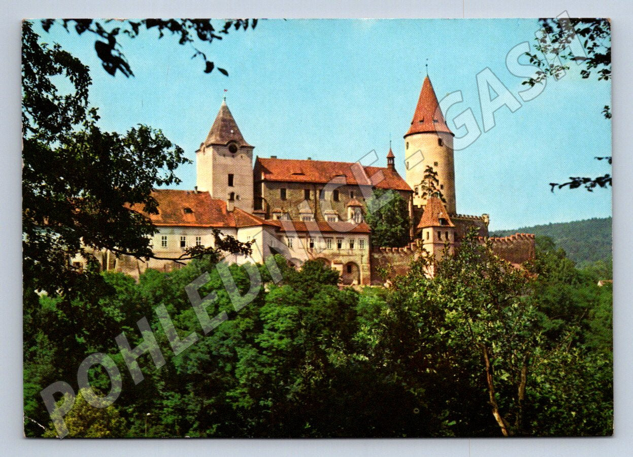 Pohlednice Křivoklát hrad 1974 (TP2413)
