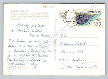 Pohlednice Hrádek u Nechanic zámek 1965 (TP2416)