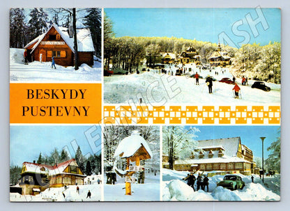 Pohlednice Beskydy Pustevny zimní motiv (TP2423)