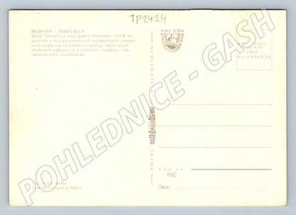 Pohlednice Beskydy Hotel Tanečnica 1982 (TP2424)