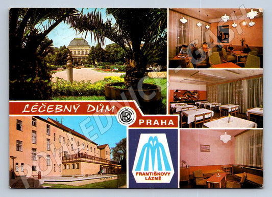 Pohlednice Praha Františkovy Lázně Léčebný dům 1970s (TP2427)