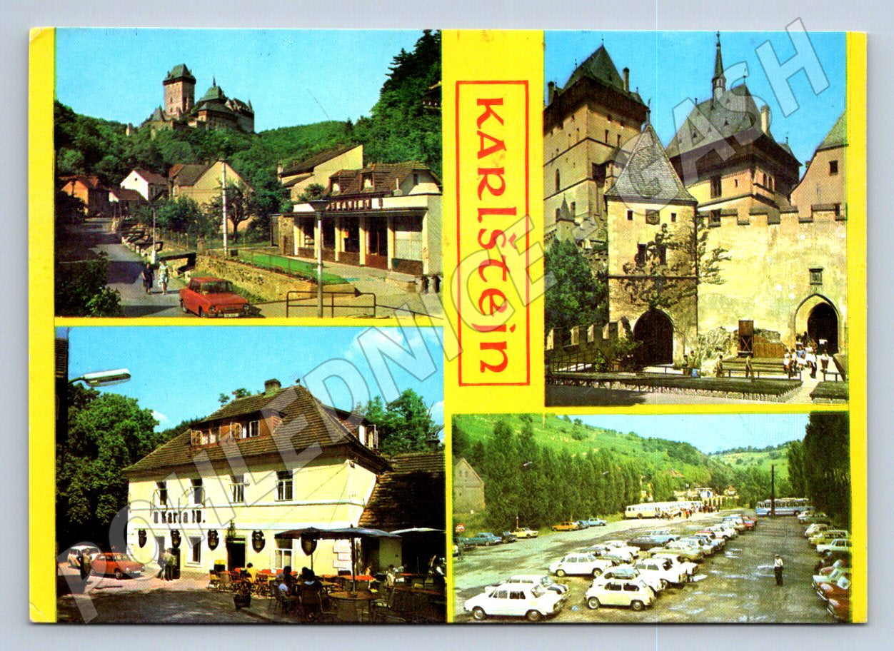 Pohlednice Karlštejn hrad a okolí (TP2431)