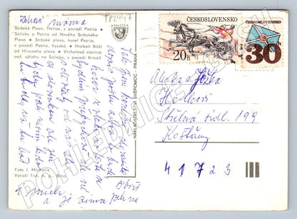 Pohlednice Slovensko Štrbské Pleso horská krajina 1960s (TP2447)