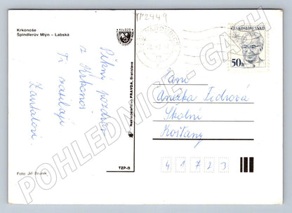 Pohlednice Krkonoše Špindlerův Mlýn (TP2449)