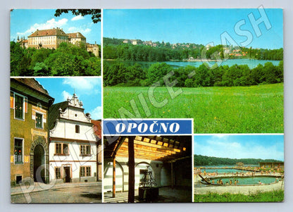 Pohlednice Opočno více pohledů 1989 (TP2450)