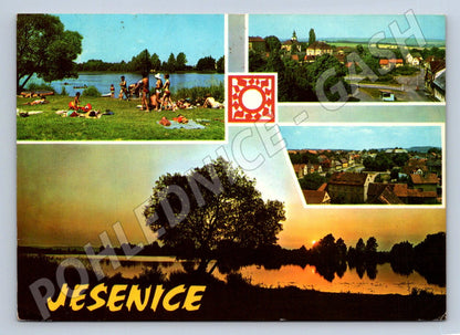 Pohlednice Jesenice koupání krajina 1973 (TP2461)