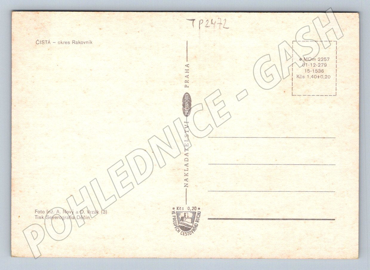 Pohlednice Čistá rekreační oblast (TP2472)