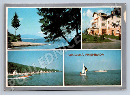 Pohlednice Slovensko Oravská přehrada vodní hladina (TP2476)