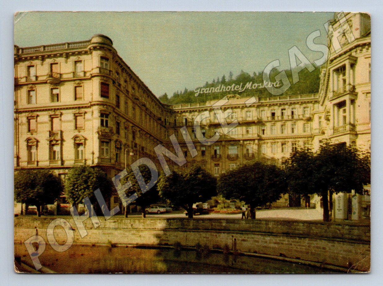 Pohlednice Karlovy Vary Grandhotel Moskva 1961 (TP2479)