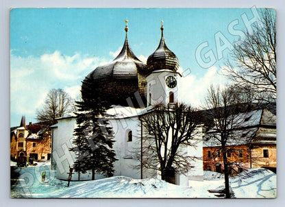 Pohlednice Železná Ruda kostel 1970 (TP2480)