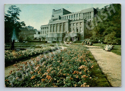 Pohlednice Teplice Krajinské divadlo zahrada 1963 (TP2482)