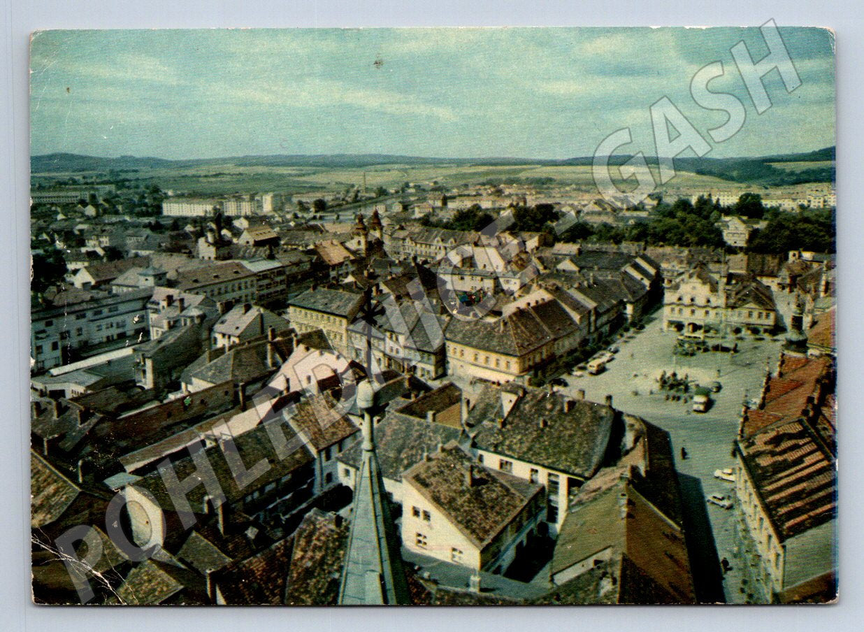 Pohlednice Písek pohled na město 1964 (TP2485)