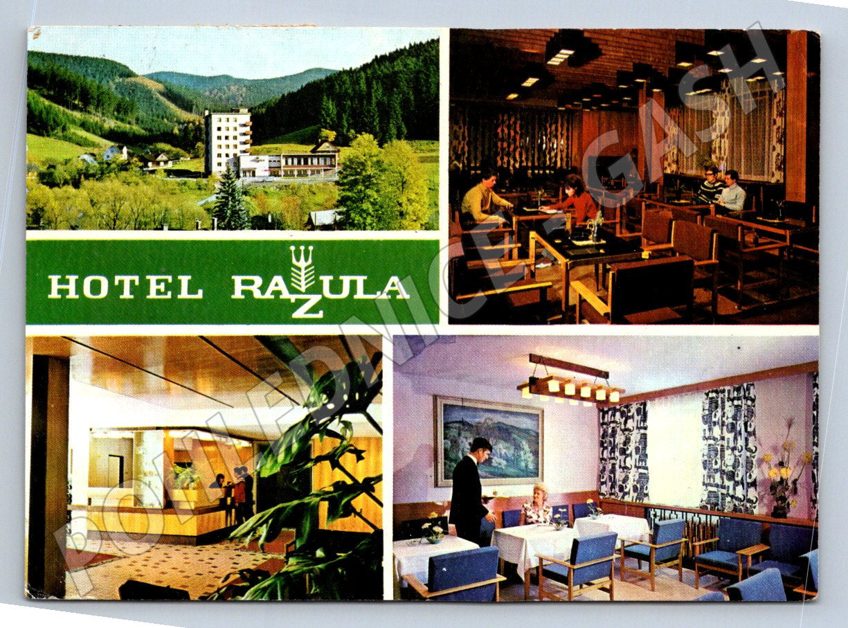 Pohlednice Velké Karlovice Horský hotel Razula 1979 (TP2497)