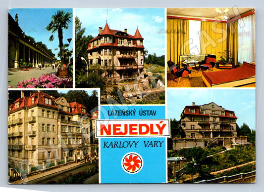 Pohlednice Karlovy Vary Lázeňský ústav Nejedlý 1968 (TP2498)