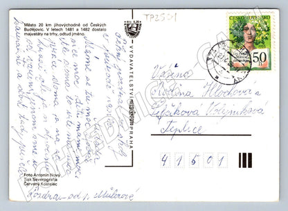 Pohlednice Trhové Sviny více pohledů 1988 (TP2501)