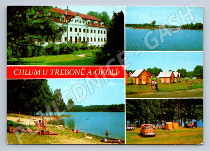 Pohlednice Chlum u Třeboně a okolí více záběrů 1976 (TP2510)