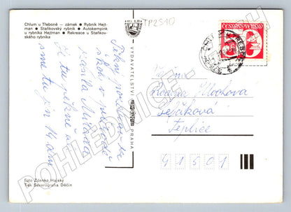 Pohlednice Chlum u Třeboně a okolí více záběrů 1976 (TP2510)