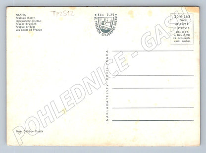 Pohlednice Praha mosty tramvaje 1963 (TP2512)