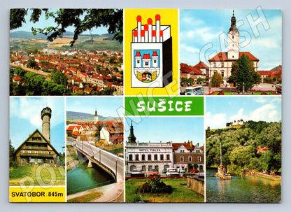 Pohlednice Sušice Svatohoř multi-view 1955 (TP2515)