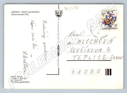 Pohlednice Kouty nad Desnou Jeseníky resort 1989 (TP2517)