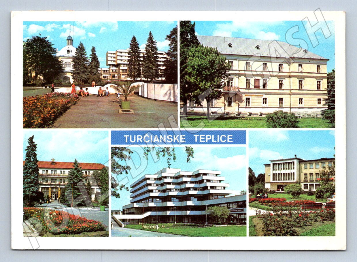 Pohlednice Slovensko Turčianske Teplice lázně (TP2520)