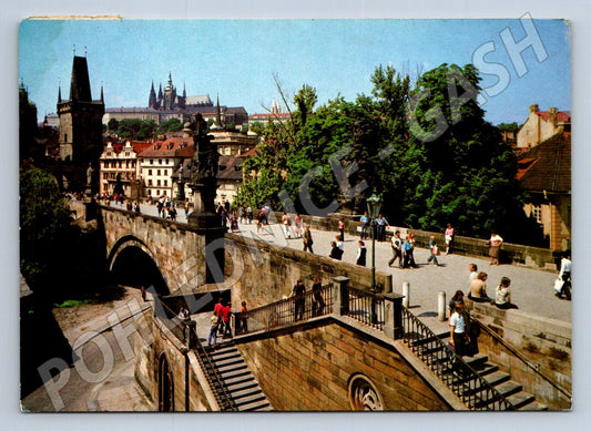 Pohlednice Praha Karlův most a Hradčany (TP2524)
