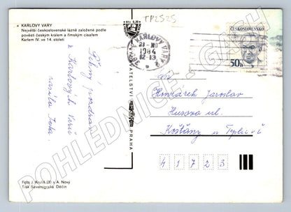 Pohlednice Karlovy Vary multiview 1984 (TP2525)