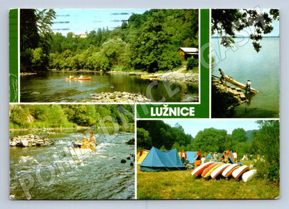 Pohlednice Lužnice vodácký tábor 1980 (TP2529)
