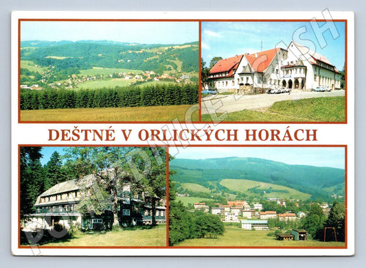 Pohlednice Deštné v Orlických horách celkový pohled (TP2532)