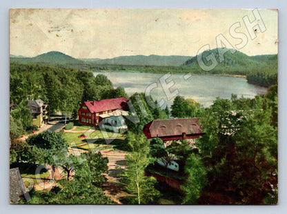 Pohlednice Hamr na Jezeře jezero a domy 1965 (TP2535)