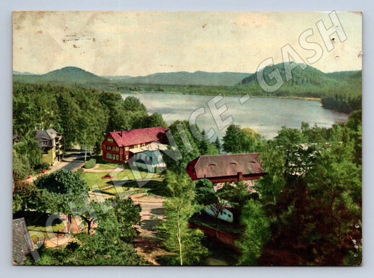 Pohlednice Hamr na Jezeře jezero a domy 1965 (TP2535)