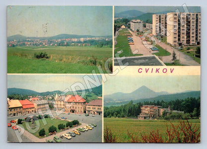 Pohlednice Cvikov více záběrů 1967 (TP2540)