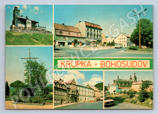Pohlednice Krupka - Bohosudov mix pohledů 1985 (TP2541)
