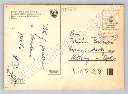 Pohlednice Krupka - Bohosudov mix pohledů 1985 (TP2541)
