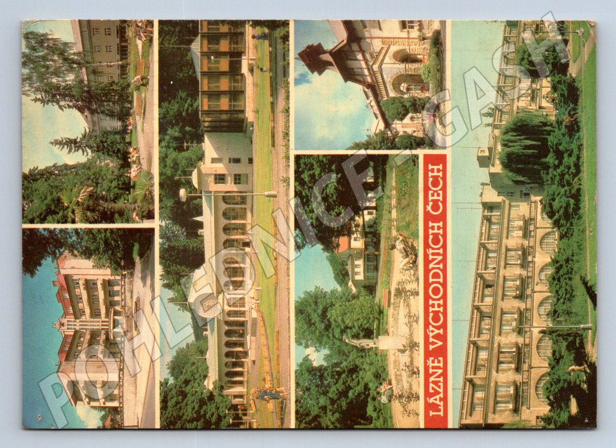Pohlednice Lázně Východních Čech 1986 (TP2547)