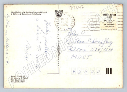 Pohlednice Lázně Východních Čech 1986 (TP2547)