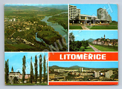 Pohlednice Litoměřice různé pohledy 1974 (TP2561)