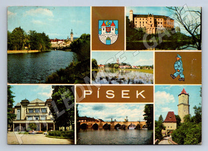 Pohlednice Písek multi-view 1963 (TP2563)