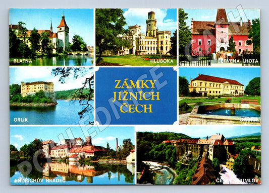 Pohlednice Zámky Jižních Čech (TP2569)