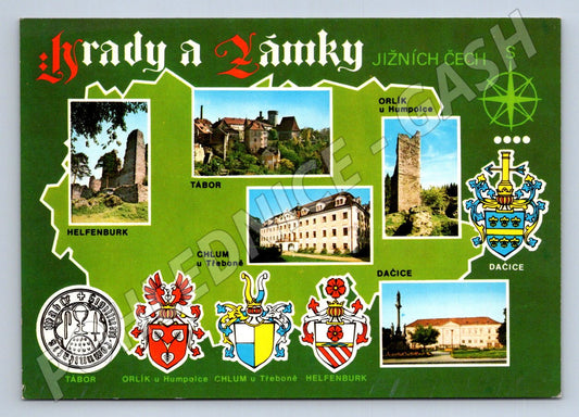 Pohlednice Hrady a zámky Jižních Čech (TP2570)