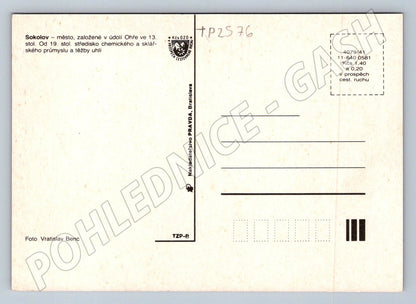 Pohlednice Sokolov koláž záběrů města (TP2576)