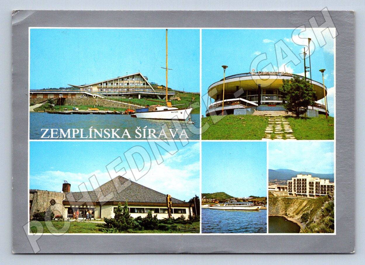 Pohlednice Slovensko Zemplínska Šírava koláž (TP2578)