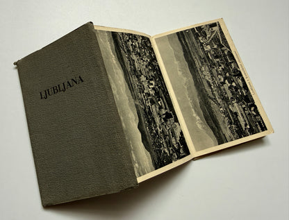Sada pohlednic Ljubljana místopis panoramatické pohledy (BM104)