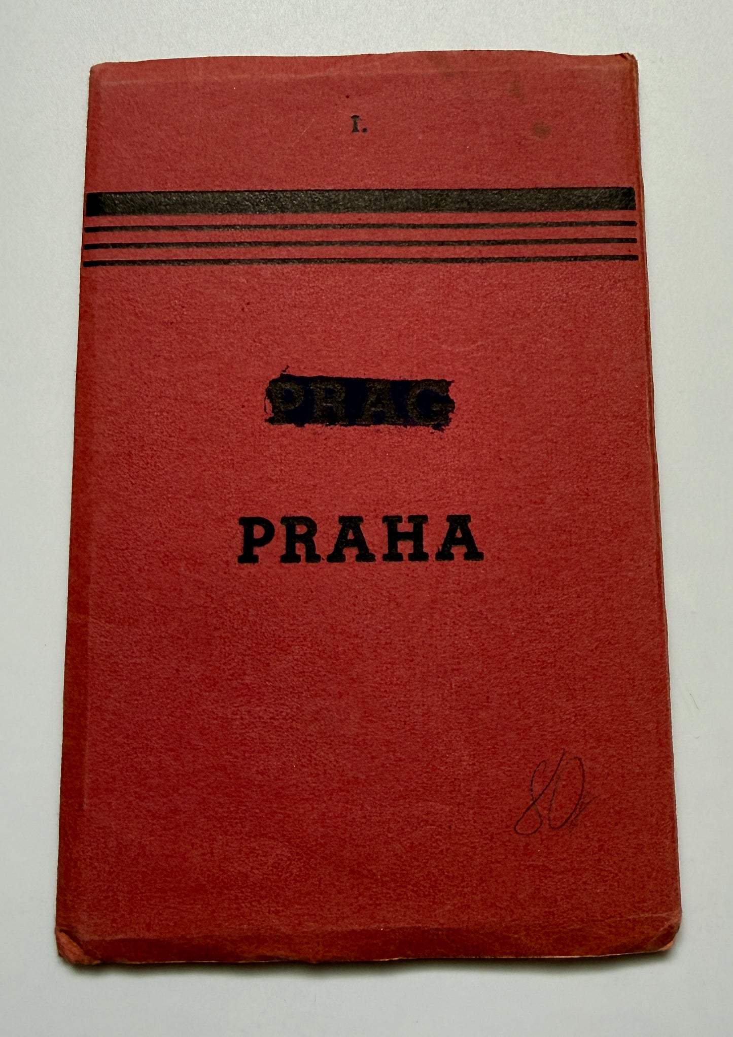 Sada pohlednic Praha leporelo hrad katedrála panoráma (BM108)