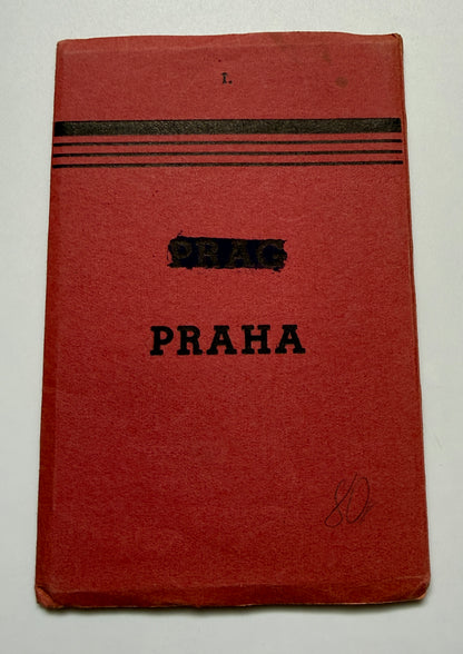 Sada pohlednic Praha leporelo hrad katedrála panoráma (BM108)
