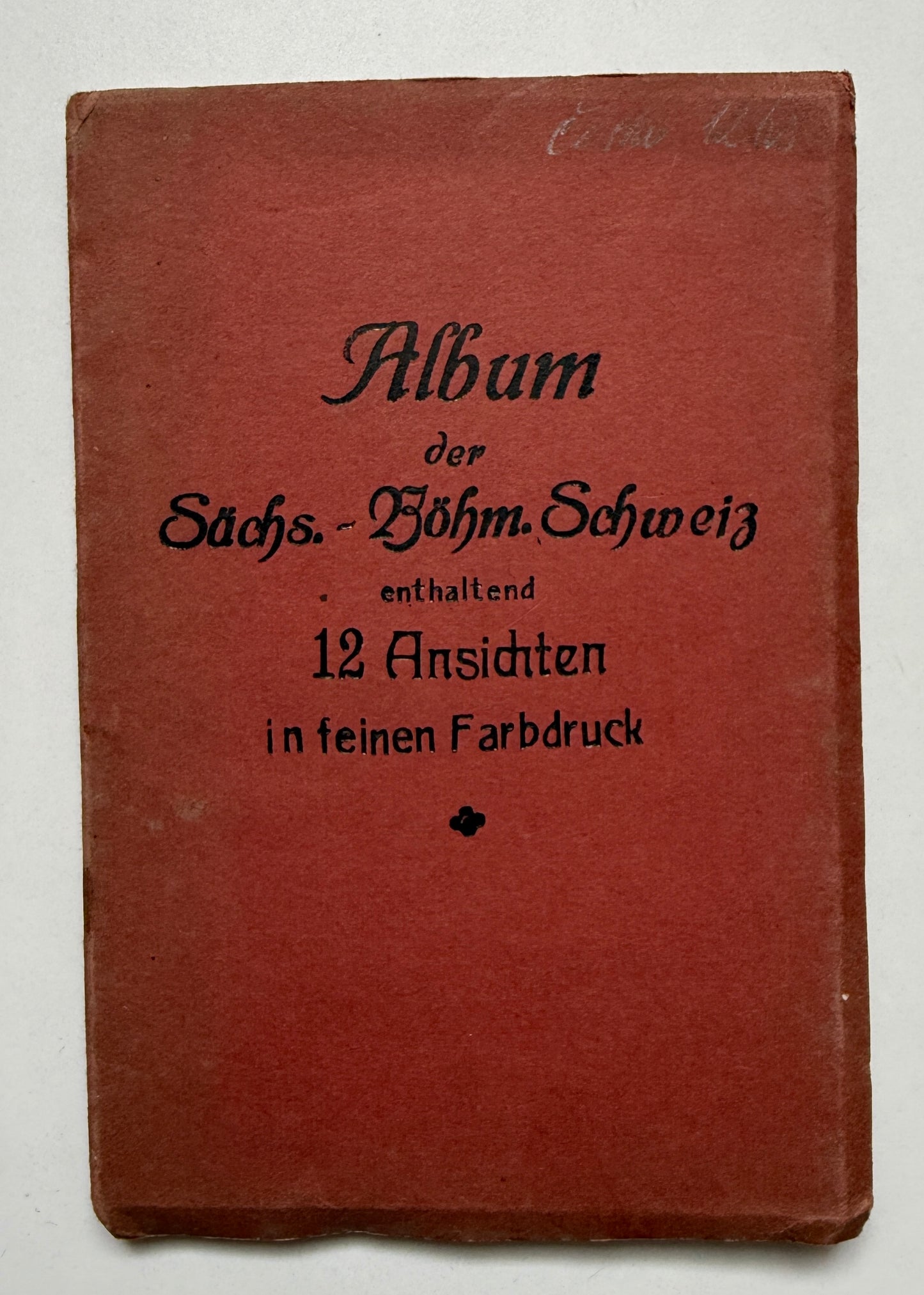 Sada 12 pohlednic Album Sasko-české Švýcarsko (BM109)