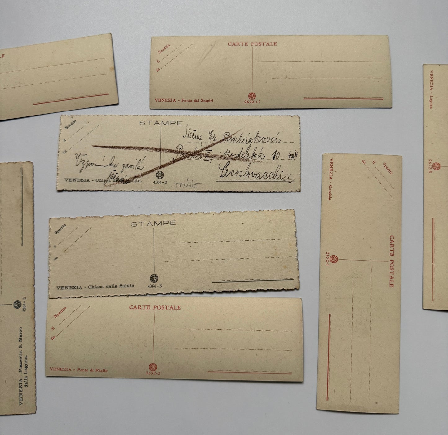 Sada pohlednic Benátky Itálie Venezia různé motivy (BM125)