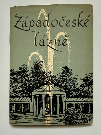 Sada pohlednic Západočeské lázně Orbis 1956 (BM130)