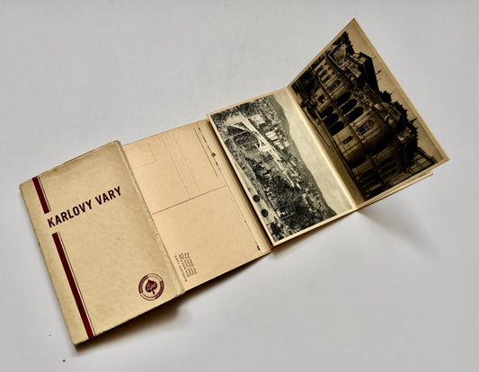 Leporello Karlovy Vary místopisné scény Nakladatelství Lipa (BM135)