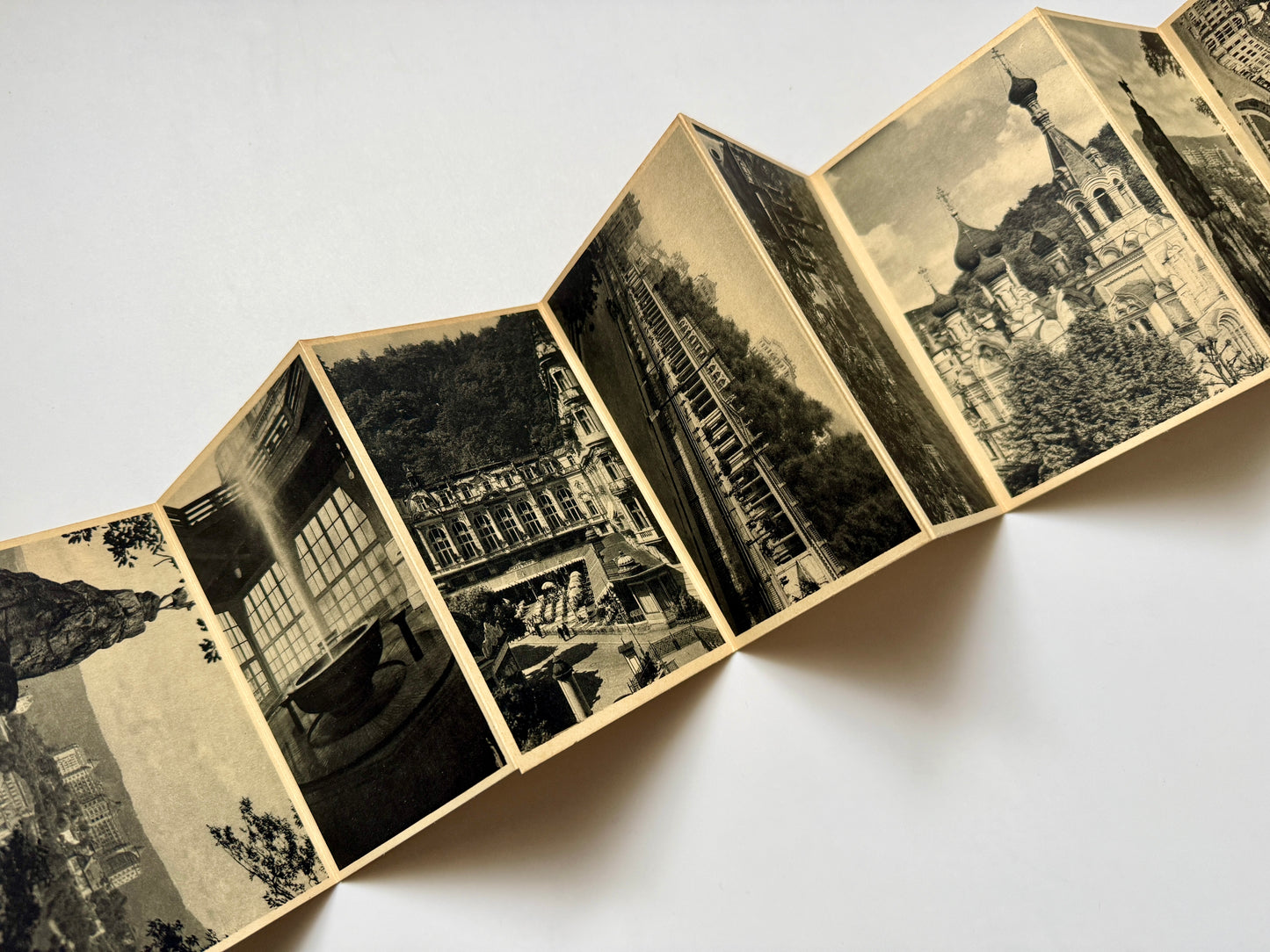 Leporello Karlovy Vary místopisné scény Nakladatelství Lipa (BM135)